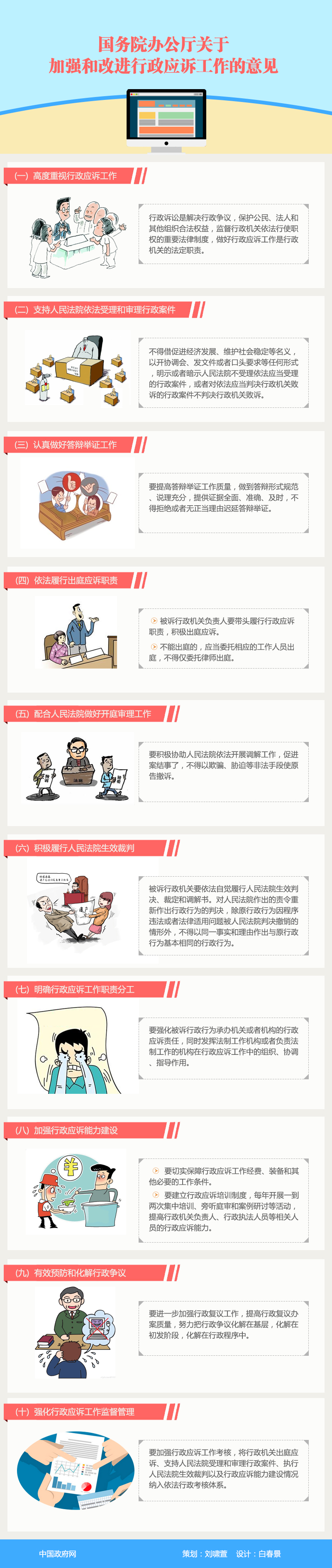 国办发〔2016〕54号《国务院办公厅关于加强和改进行政应诉工作的意见》【全文附图解】