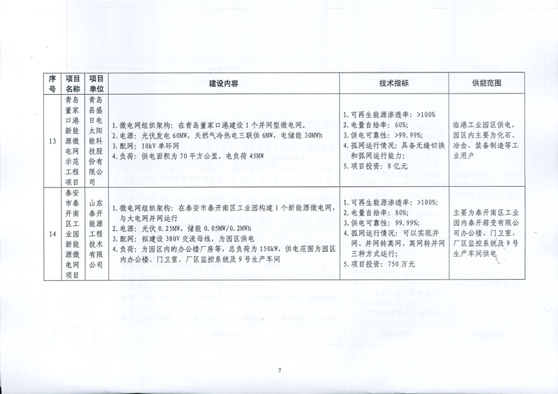 发改能源〔2017〕870号《国家发展改革委国家能源局关于印发新能源微电网示范项目名单的通知》12